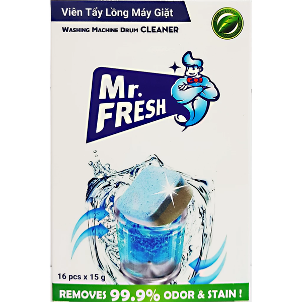  Viên tẩy lồng máy giặt Mr. Fresh 16pcs/15g 