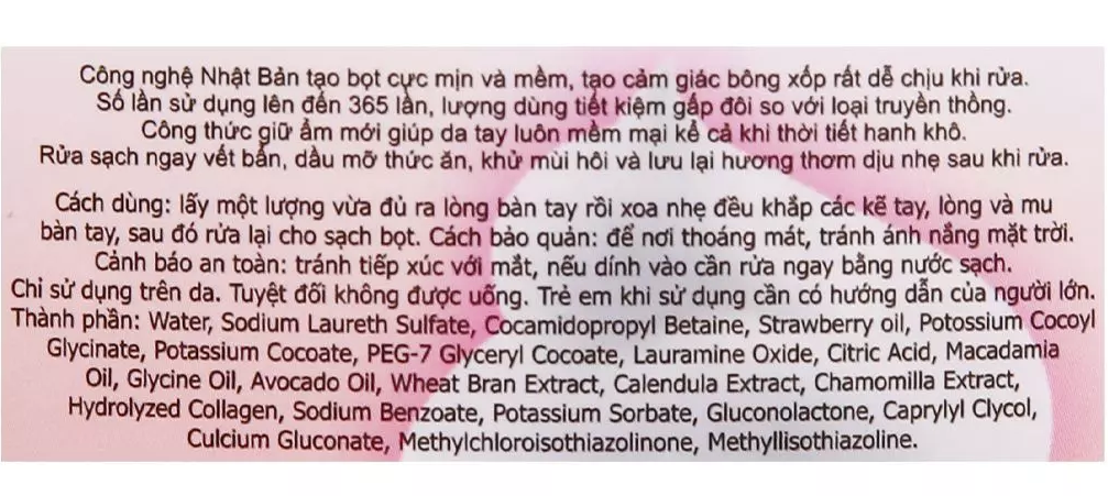  Sữa rửa tay bọt tuyết Mr.Fresh 365ml 