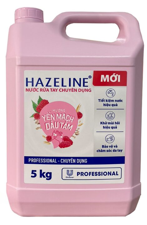  Nước rửa tay Hazeline yến mạch dâu tằm 5KG 
