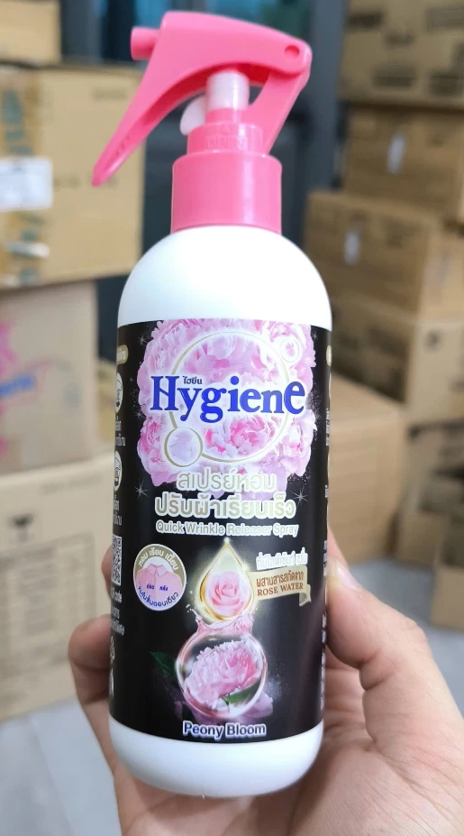  Xịt Thơm Và Chống Nhăn Quần Áo Hygiene Thái Lan 220ml 