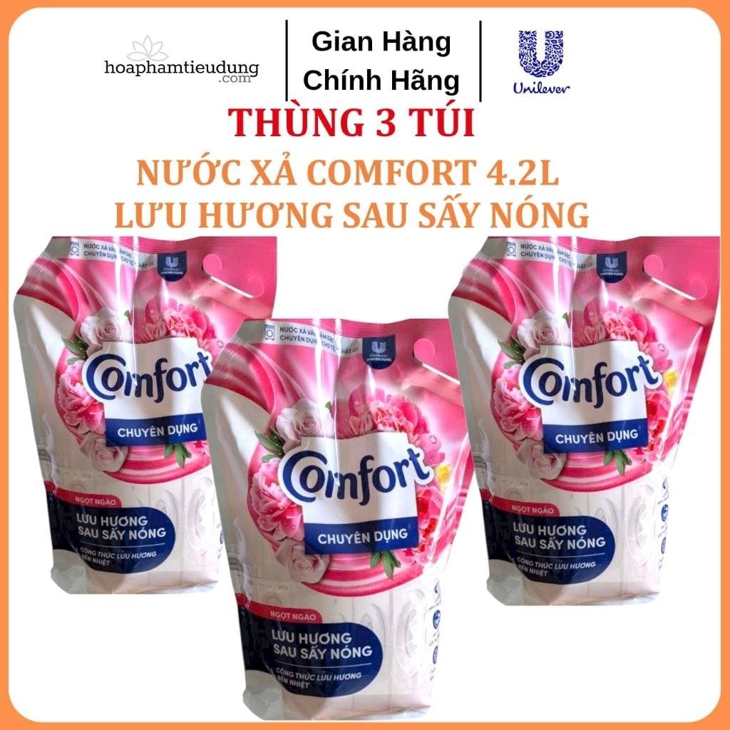  Nước xả vải Comfort 4.2L lưu hương sau sấy nóng 