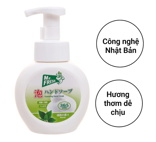  Sữa rửa tay bọt tuyết Mr.Fresh 365ml 