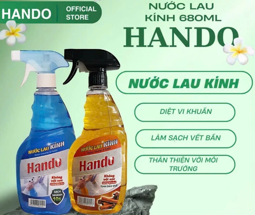  Nước Lau Kính Hando Hương Hoa 600ml 