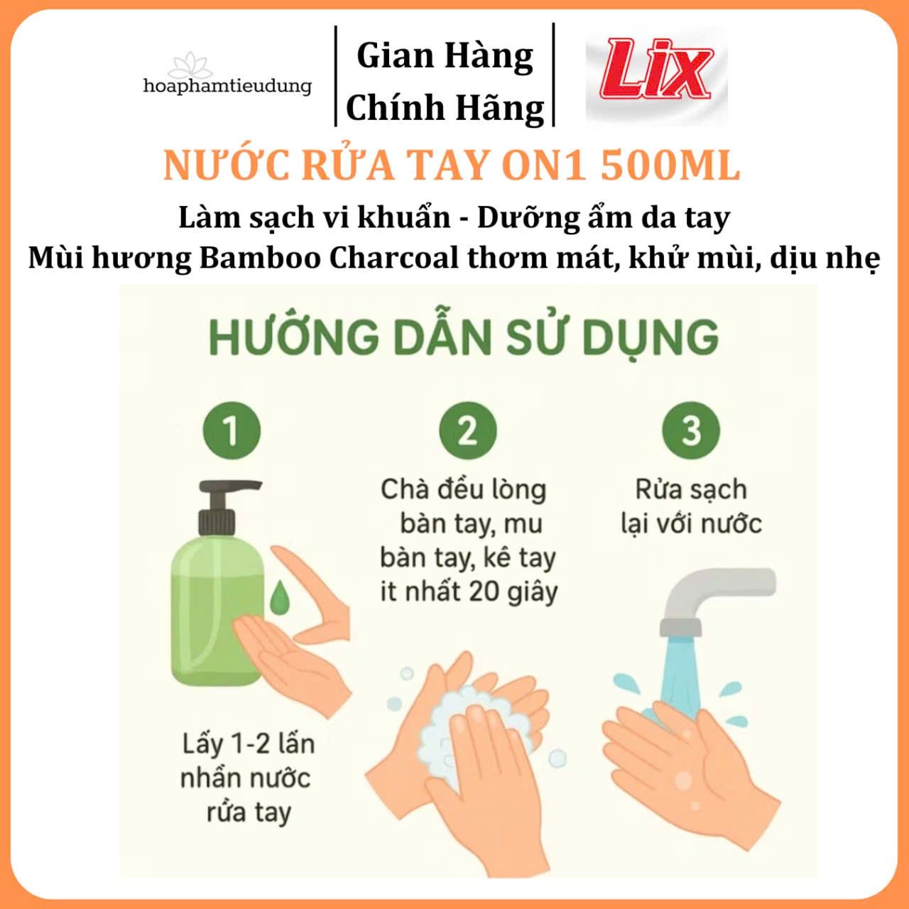  Nước rửa tay sạch khuẩn On1 500ml 