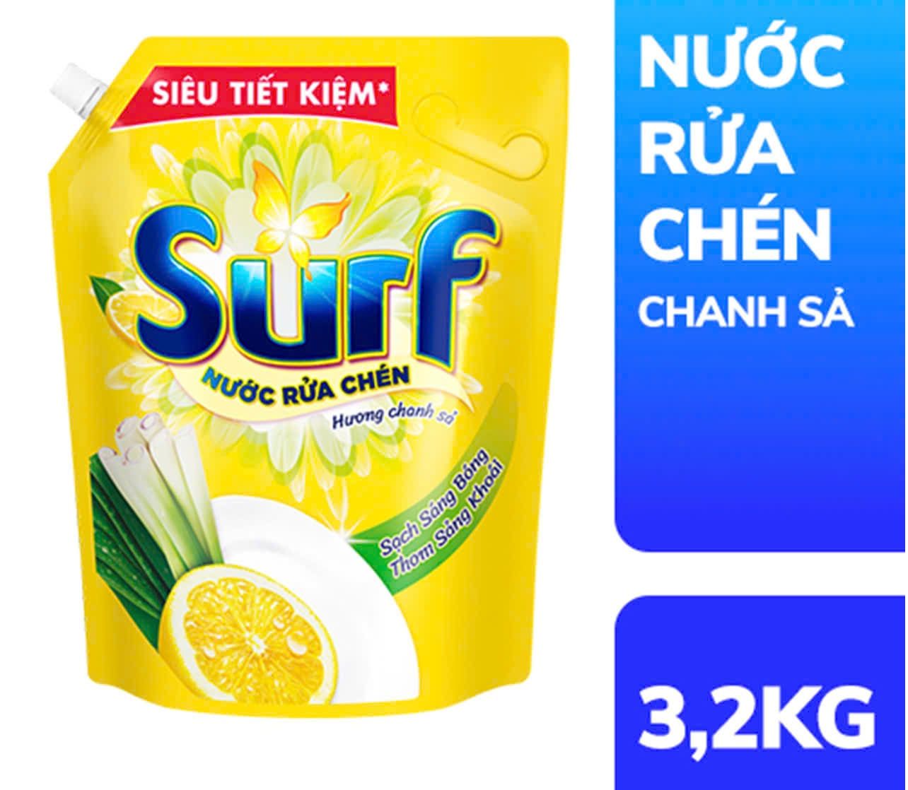  Nước rửa chén Surf túi 3.2 Kg 