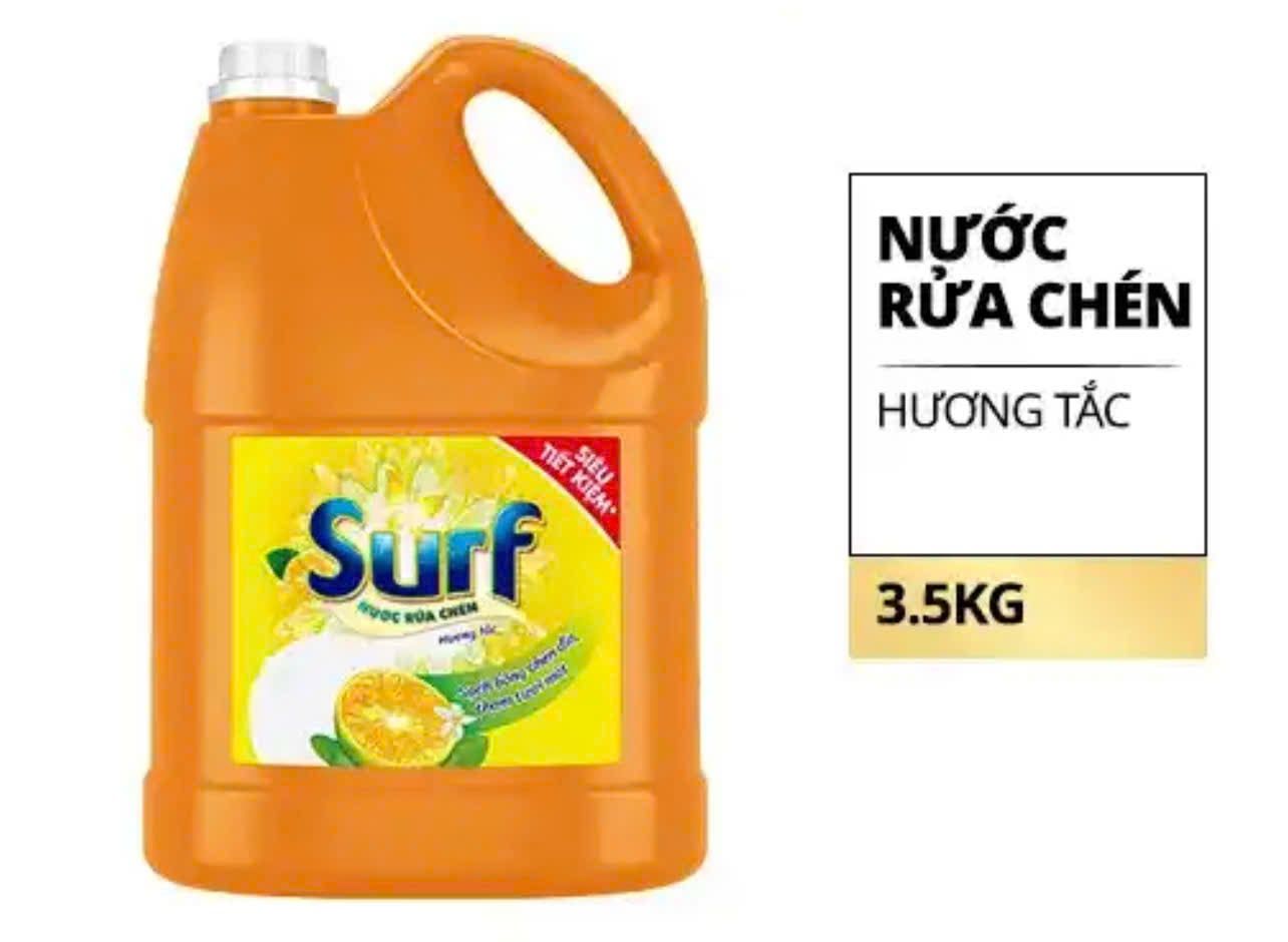  Nước rửa chén Surf can 3.4-3.5 kg 