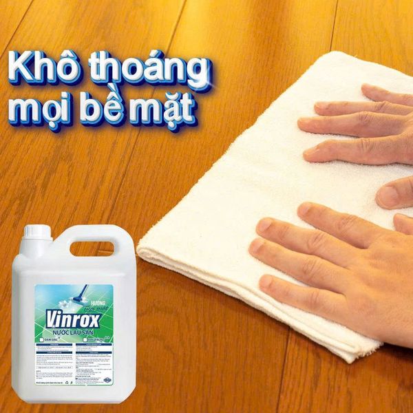  Nước lau sàn Diệt khuẩn VINROX 5L - Hương Tươi Mát 