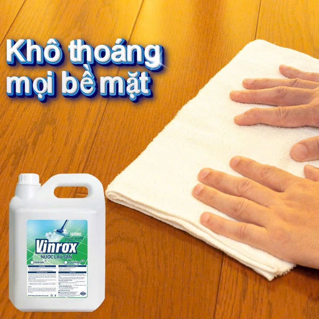  Nước lau sàn Diệt khuẩn VINROX 5L - Hương Tươi Mát 