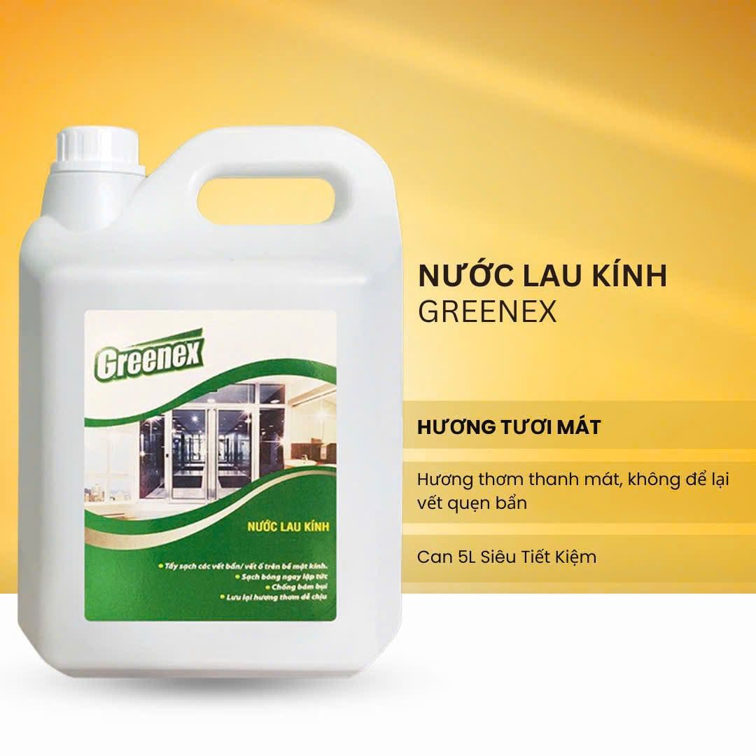  Nước lau kính Greenex 5L 
