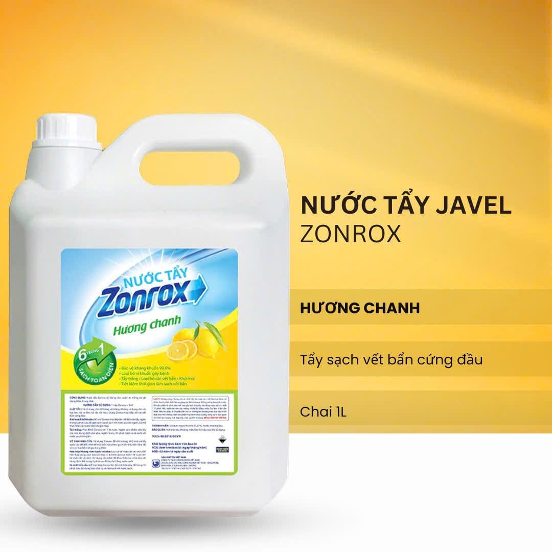  Nước tẩy Javel Zonrox 5L 