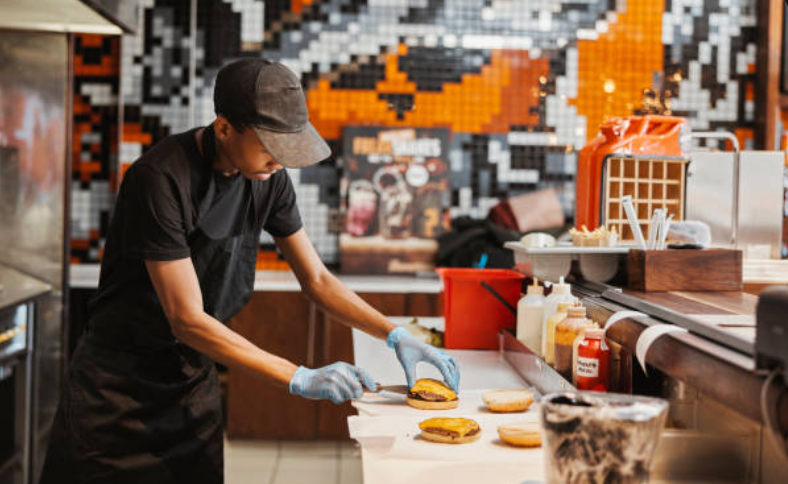  Nhân viên phục vụ nhà hàng Burgur King MSCD001-18(1347) 