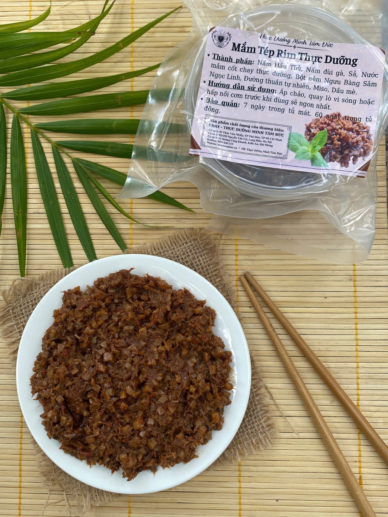 Mắm tép rim thực dưỡng