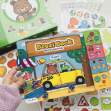  Sách bóc dán busy book Lalala baby đồ chơi giấy nhiều chủ đề song ngữ Anh Việt đồ chơi cho bé 