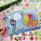  Sách bóc dán busy book Lalala baby đồ chơi giấy nhiều chủ đề song ngữ Anh Việt đồ chơi cho bé 