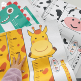  Decal dán tường đo chiều cao cho bé - Hình con vật đáng yêu 