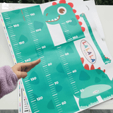  Decal dán tường đo chiều cao cho bé - Hình con vật đáng yêu 