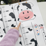  Decal dán tường đo chiều cao cho bé - Hình con vật đáng yêu 