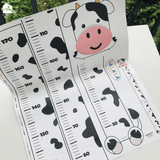 Decal dán tường đo chiều cao cho bé - Hình con vật đáng yêu 