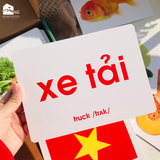  Bộ thẻ học thông minh Flashcard Glenndoman, đồ chơi giáo dục sớm Annambooks tặng video tráo thẻ tiếng Anh & tiếng Trung 