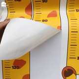 Decal dán tường đo chiều cao cho bé - Hình con vật đáng yêu 
