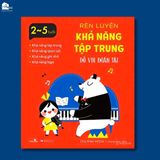  Sách cho bé - Combo 6 cuốn Rèn Luyện Khả Năng Tập Trung - Sách tương tác - Dành cho trẻ 2-5 tuổi 