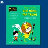  Sách cho bé - Combo 6 cuốn Rèn Luyện Khả Năng Tập Trung - Sách tương tác - Dành cho trẻ 2-5 tuổi 