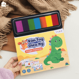  Tranh tô màu vân tay Finger painting Lalala baby tranh tô màu cho bé tranh tô màu kích thích khả năng sáng tạo 