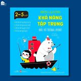  Sách cho bé - Combo 6 cuốn Rèn Luyện Khả Năng Tập Trung - Sách tương tác - Dành cho trẻ 2-5 tuổi 