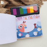  Tranh tô màu vân tay Finger painting Lalala baby tranh tô màu cho bé tranh tô màu kích thích khả năng sáng tạo 