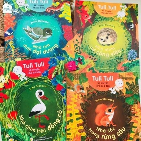  Combo 4 cuốn Tuli Tuli kể cuyện nhà ai ở đâu 