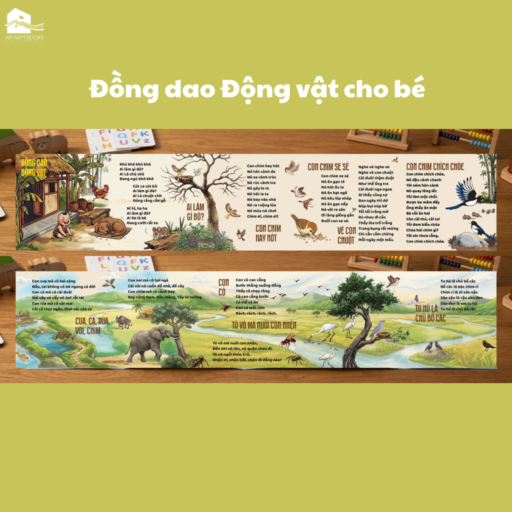  (Quà Tặng] Hạt Giống Ngôn Ngữ – Thơ, Đồng Dao Phát Triển Ngôn Ngữ Cho Bé 0- 6 tuổi 