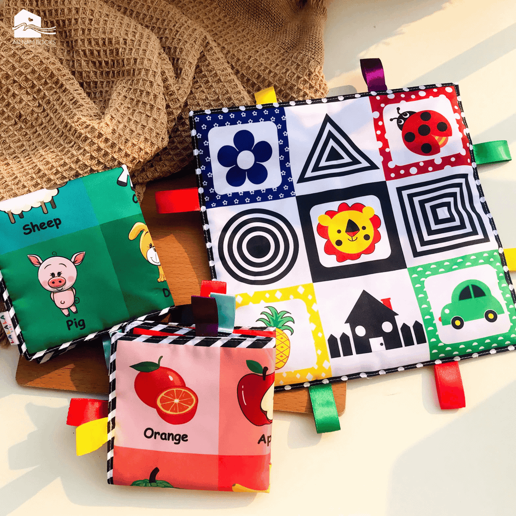  Tranh vải kích thích thị giác cho bé sơ sinh, phát triển não bộ. Chính hãng Lalala baby 