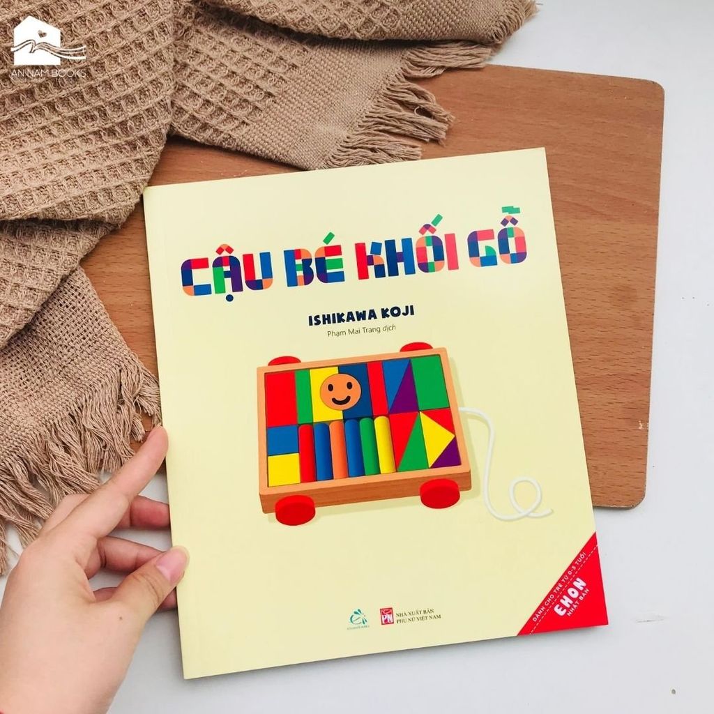  Sách tranh Ehon Nhật Bản Cậu bé khối gỗ 