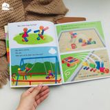  Sách Ehon Nhật Bản - Đôi bạn khối gỗ 