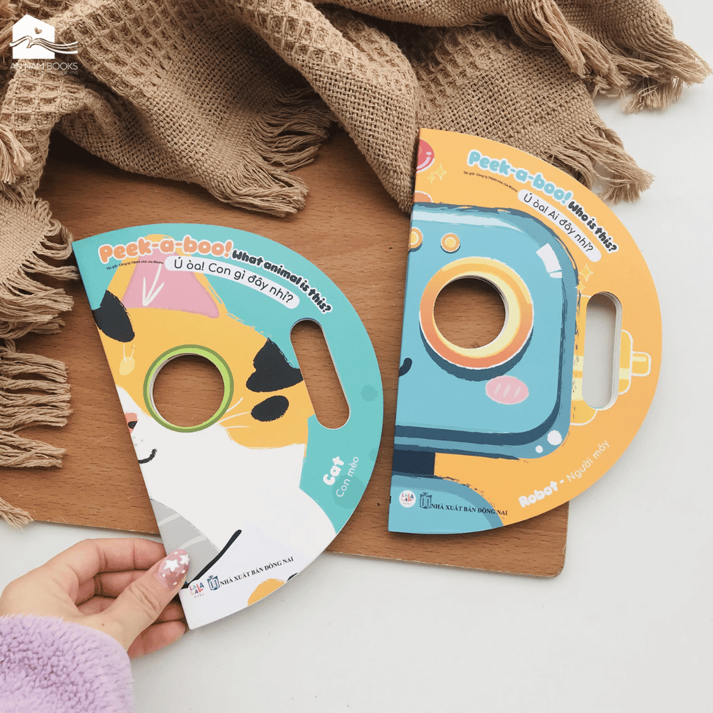  Sách giấy Peek a boo Lalala baby ú oà Ai đây nhỉ đồ chơi giấy hóa trang đồ chơi thông minh cho bé 