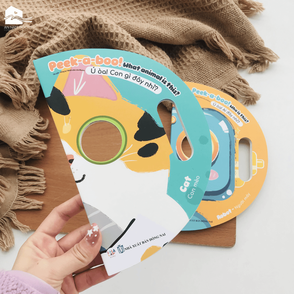  Sách giấy Peek a boo Lalala baby ú oà Ai đây nhỉ đồ chơi giấy hóa trang đồ chơi thông minh cho bé 