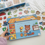  Sách bóc dán busy book Lalala baby đồ chơi giấy nhiều chủ đề song ngữ Anh Việt đồ chơi cho bé 