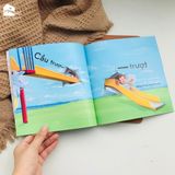  Sách Ehon - Nhật Bản Cầu trượt thật dài 