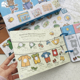  Sách bóc dán busy book Lalala baby đồ chơi giấy nhiều chủ đề song ngữ Anh Việt đồ chơi cho bé 
