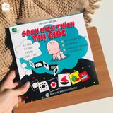  Sách - Tranh kích thích thị giác cho trẻ sơ sinh (Bộ 3 thẻ) 