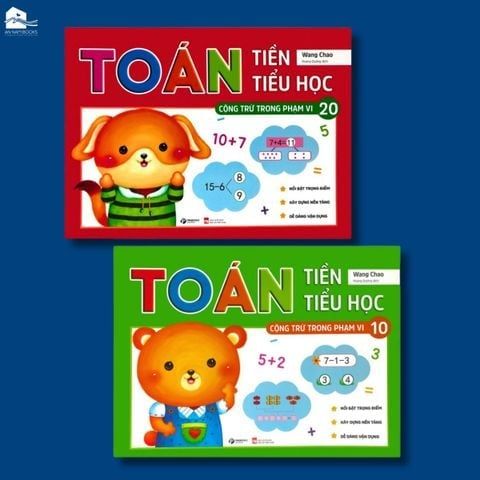  Combo 2 cuốn Toán tiền tiểu học 