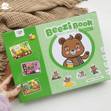  Sách bóc dán busy book Lalala baby đồ chơi giấy nhiều chủ đề song ngữ Anh Việt đồ chơi cho bé 