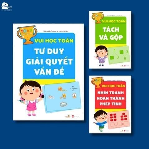  Combo 3 cuốn vui học toán 