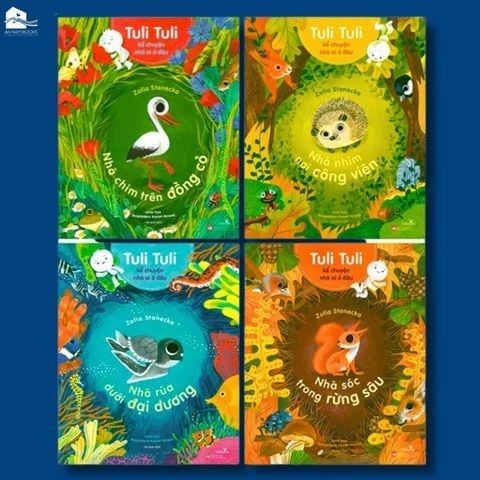  Combo 4 cuốn Tuli Tuli kể cuyện nhà ai ở đâu 