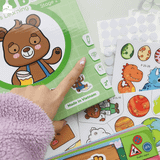  Sách bóc dán busy book Lalala baby đồ chơi giấy nhiều chủ đề song ngữ Anh Việt đồ chơi cho bé 