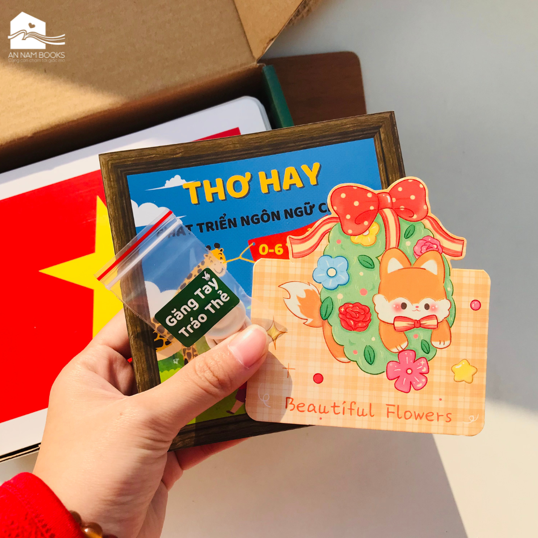  Bộ thẻ học thông minh Flashcard Glenndoman, đồ chơi giáo dục sớm Annambooks tặng video tráo thẻ tiếng Anh & tiếng Trung 