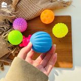  Đồ chơi - Combo túi 6 quả Bóng xúc giác giúp phát triển xúc giác, thị giác, thính giác cho bé 