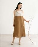  Đầm Linen Xếp Nếp 