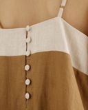  Đầm Linen Xếp Nếp 