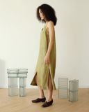  Đầm Linen Lá Chuối 